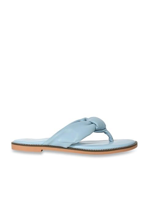 jove women's sky blue thong sandals