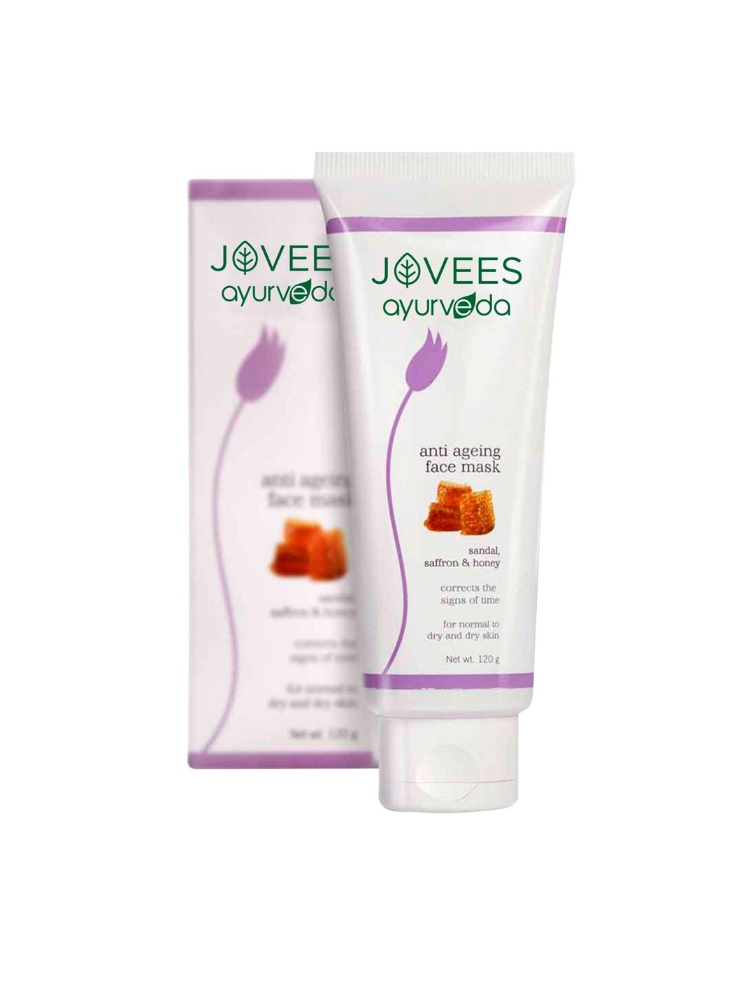 jovees anti ageing face mask with sandalwood & saffron 120 g