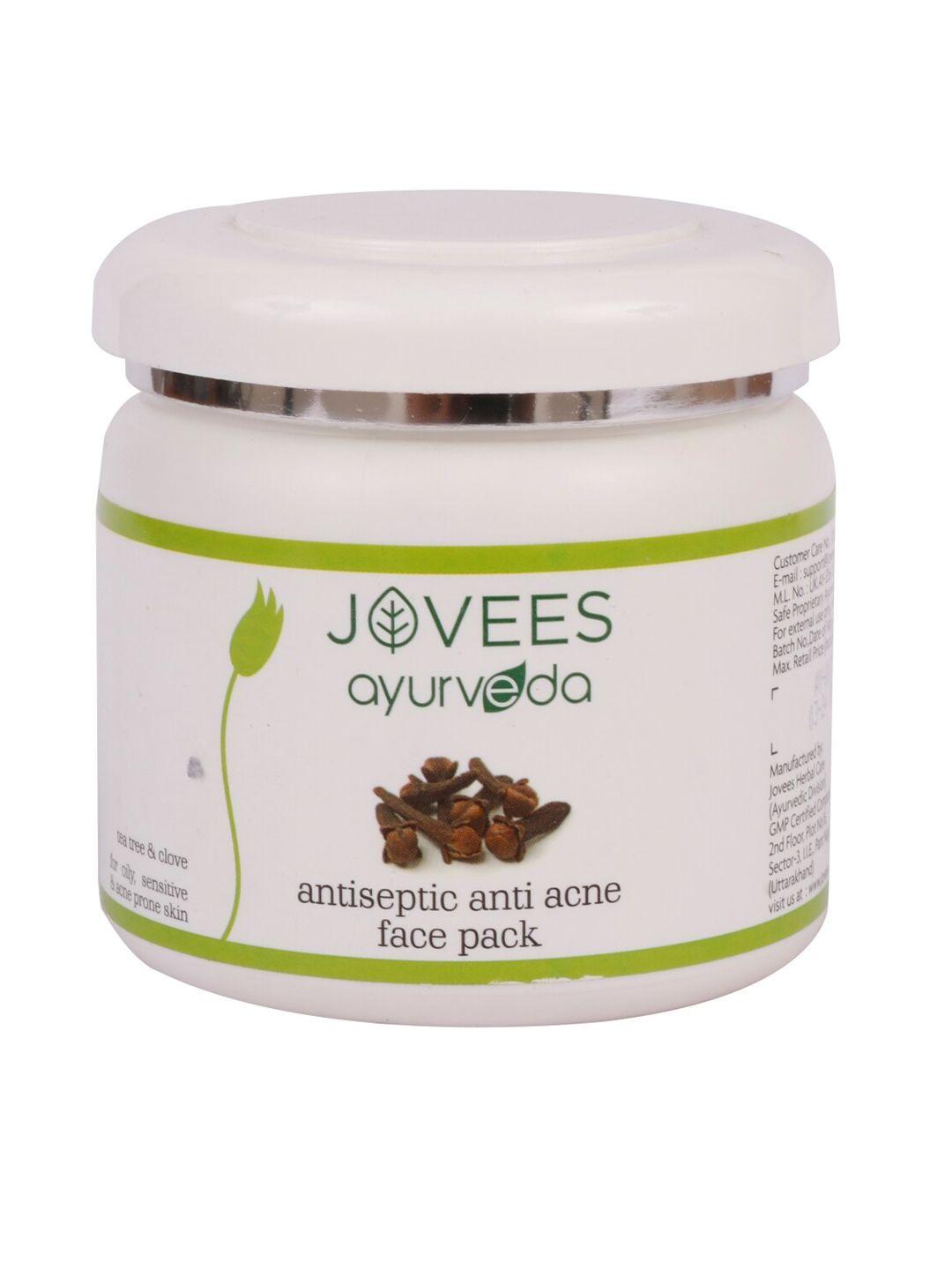 jovees antiseptic anti acne face pack with tea tree & clove - 400 g