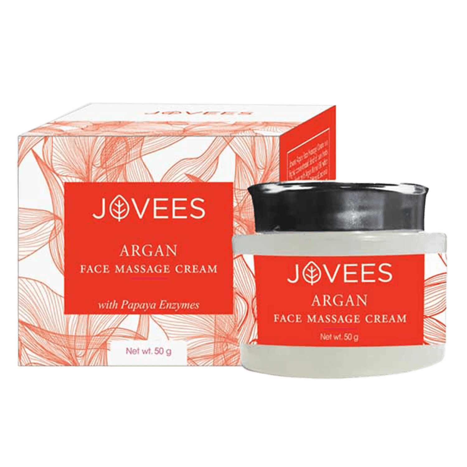 jovees argan oil face massage cream (50g)