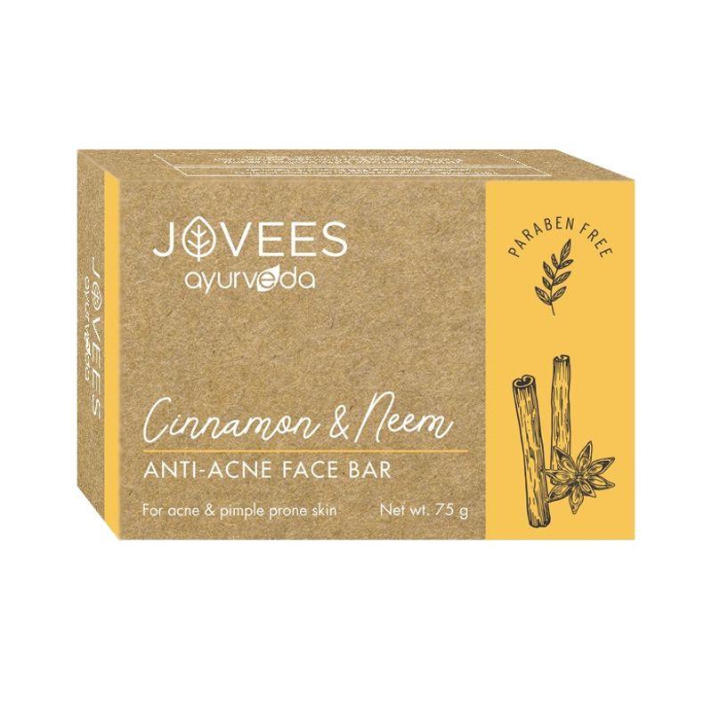 jovees cinnamon & neem anti acne face bar