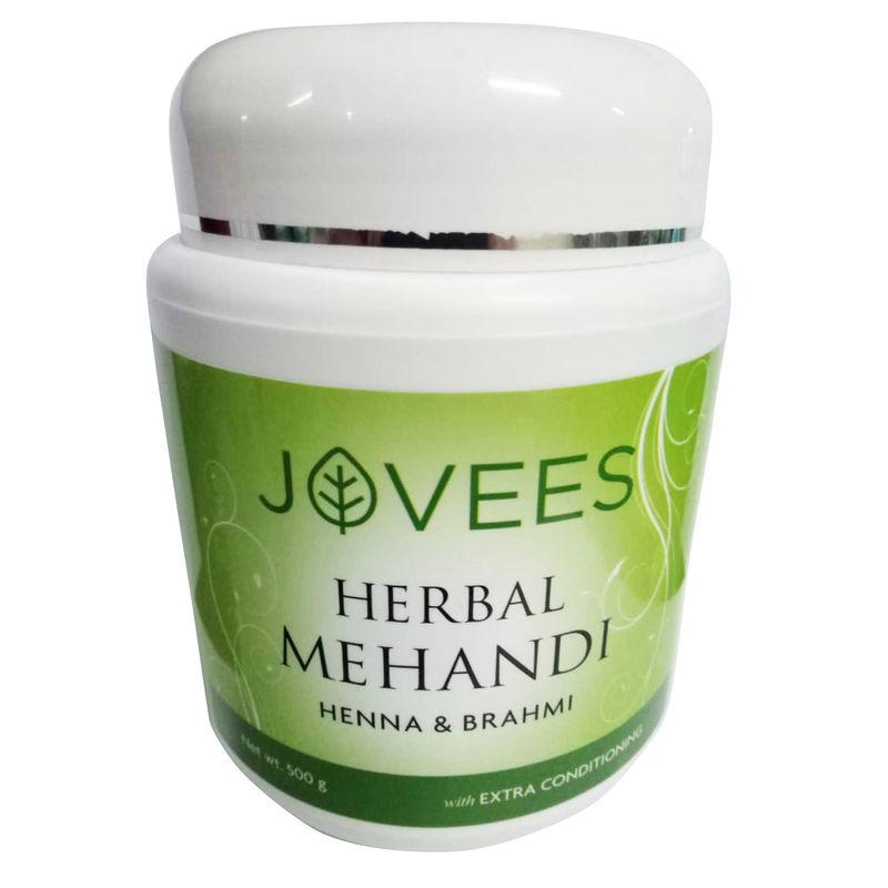 jovees herbal henna & brahmi herbal mehandi for strenthening hair roots and volume