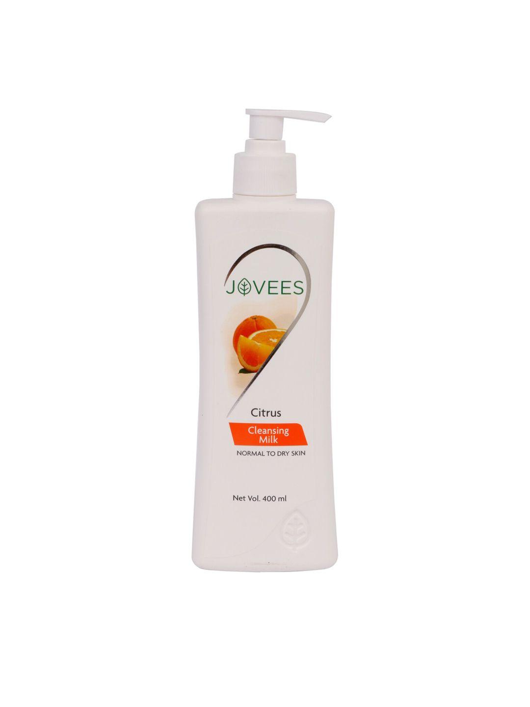 jovees citrus cleansing milk for normal to dry skin - 400 ml