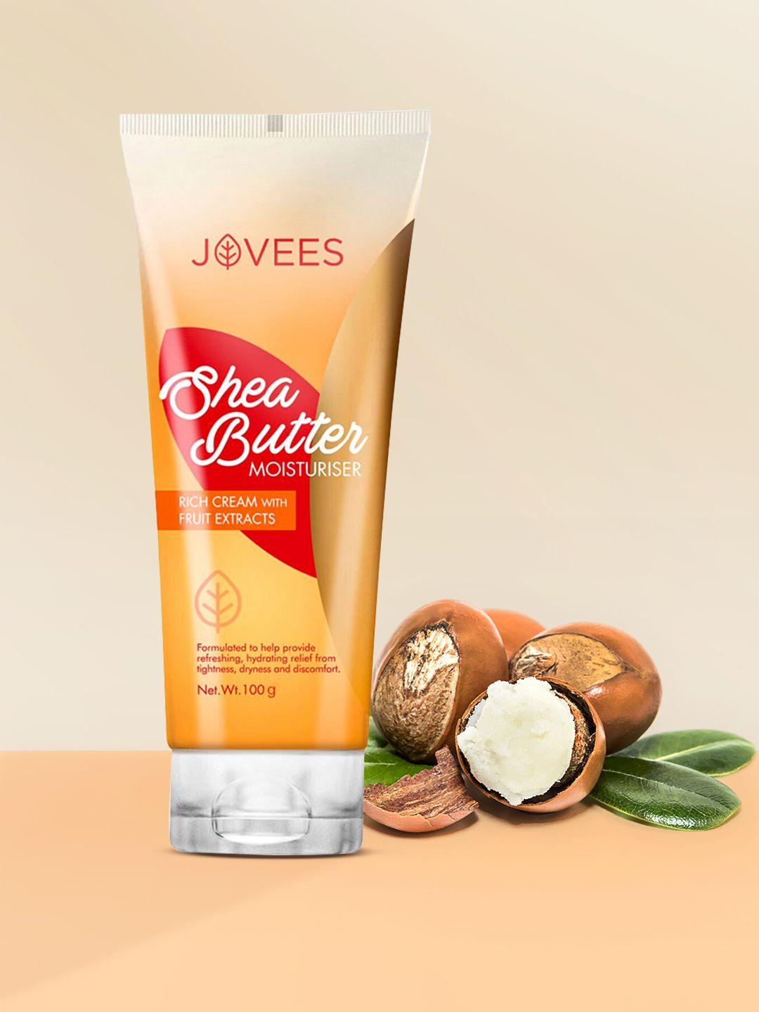 jovees white shea butter hydrating moisturiser with fruit extracts 100 g