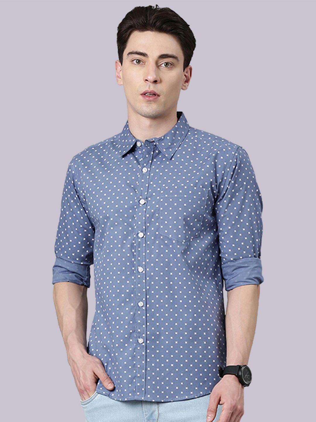 joven men opaque printed casual shirt