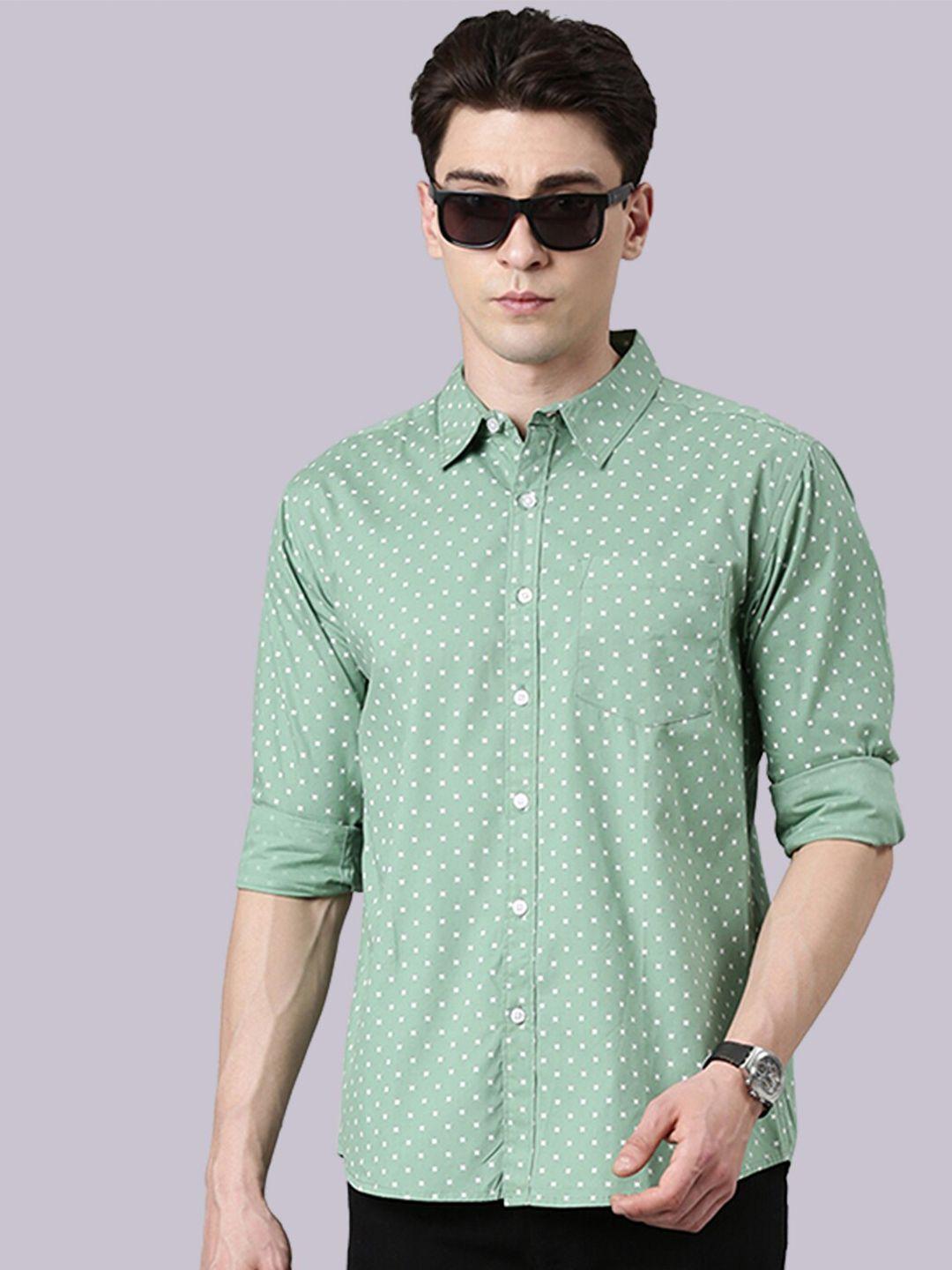 joven men opaque printed casual shirt