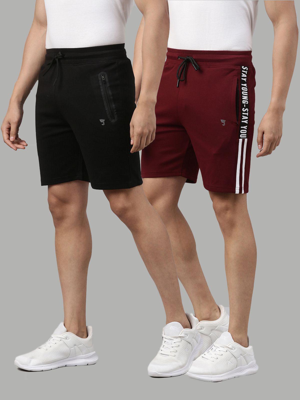 joven men pack of 2 sports shorts