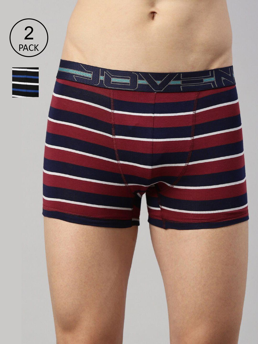 joven men pack of 2 striped trunks 2tyd-c2