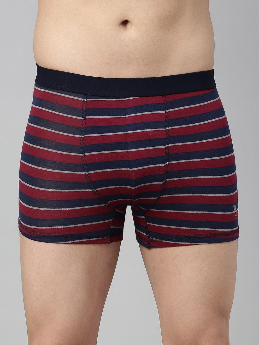 joven men red & black striped trunks bb-rd