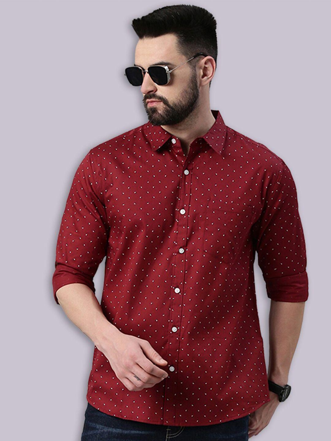 joven opaque printed casual shirt