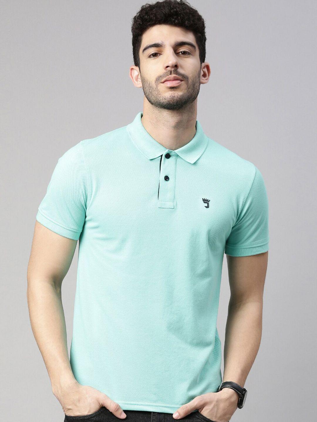 joven polo collar pure cotton t-shirt