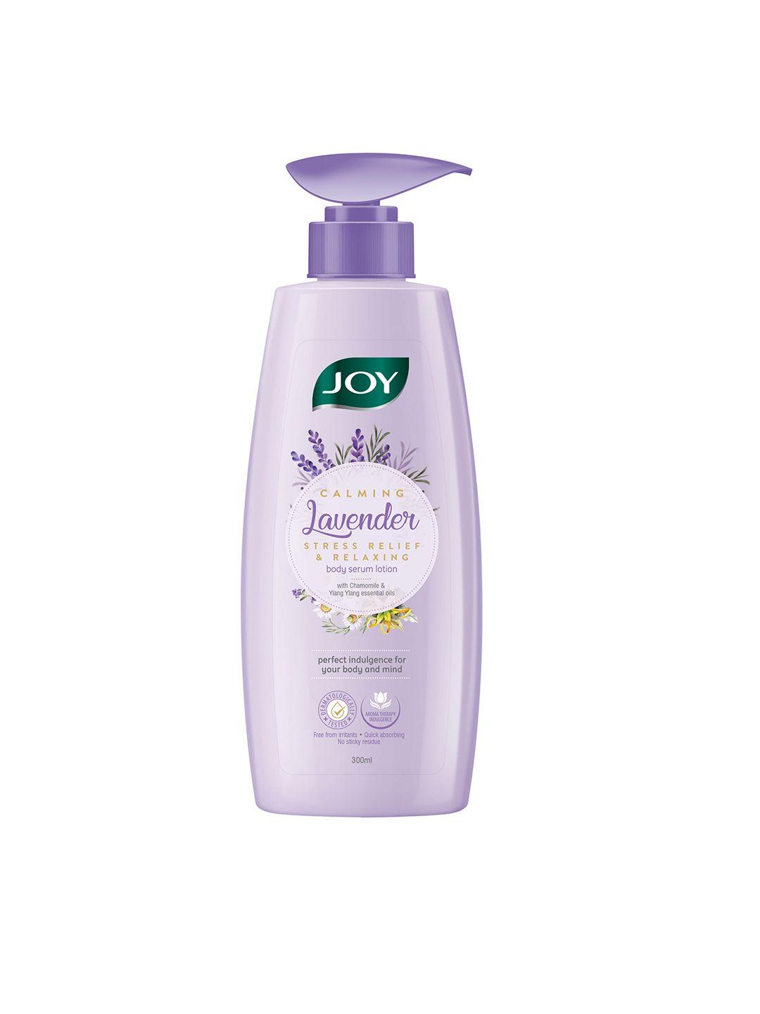 joy calming lavender body serum lotion 300 ml