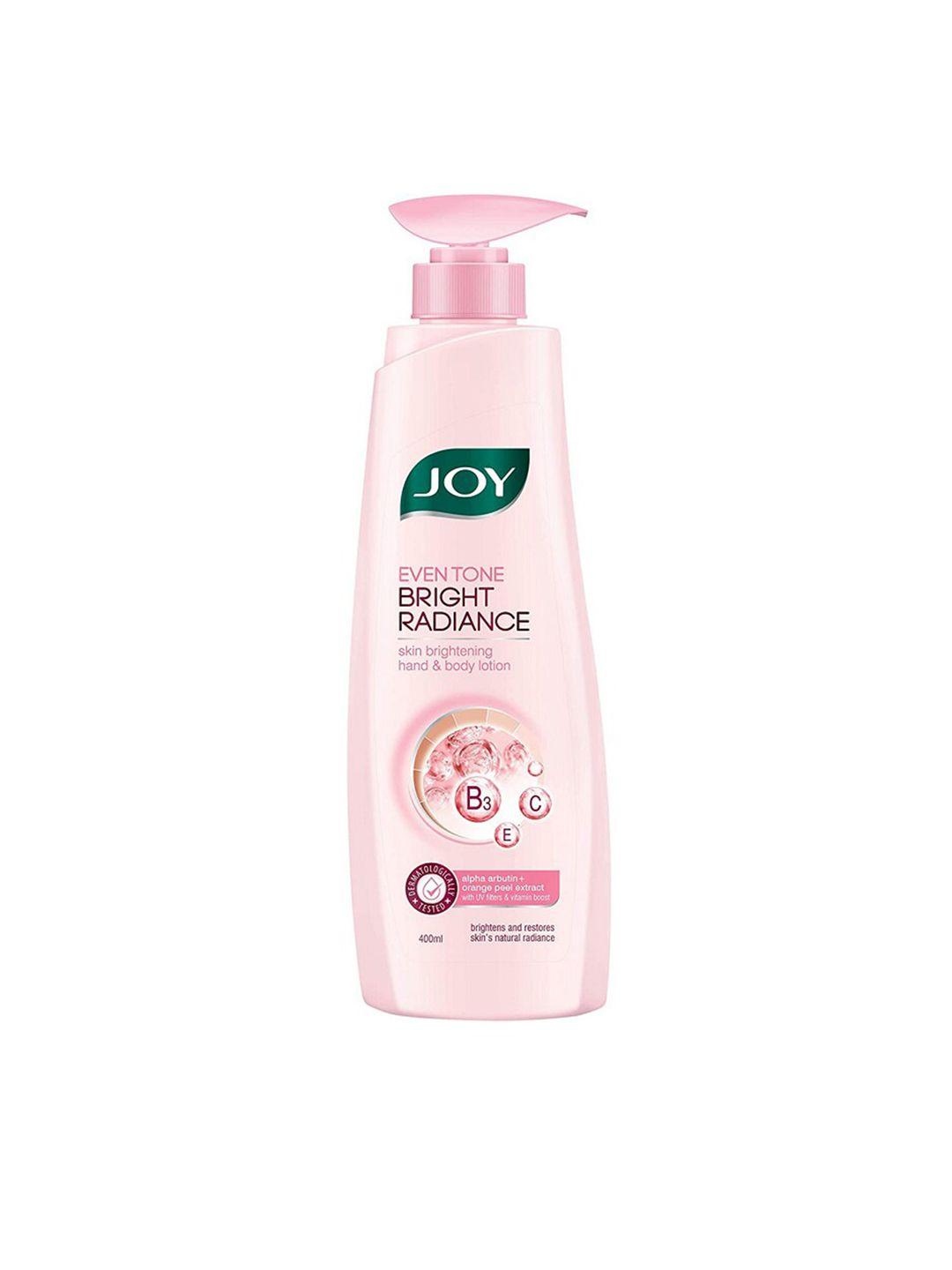 joy even tone bright radiance skin brightening hand body lotion 400 ml