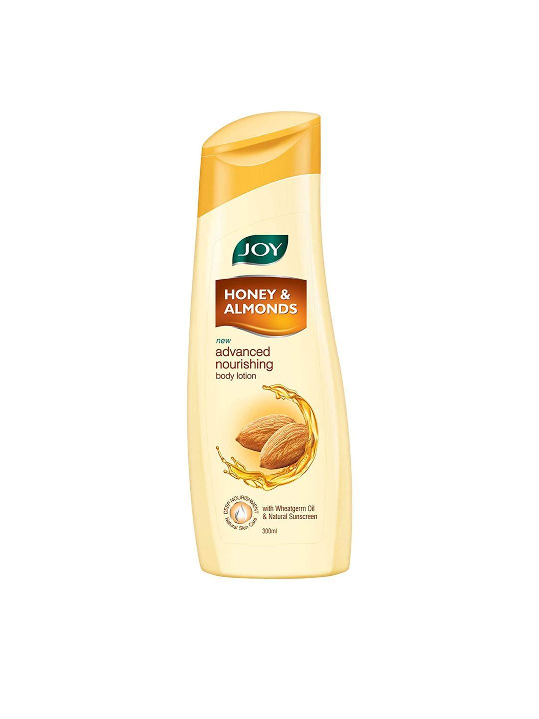 joy honey & almonds advanced nourishing body lotion with wheatgerm oil - 300 ml