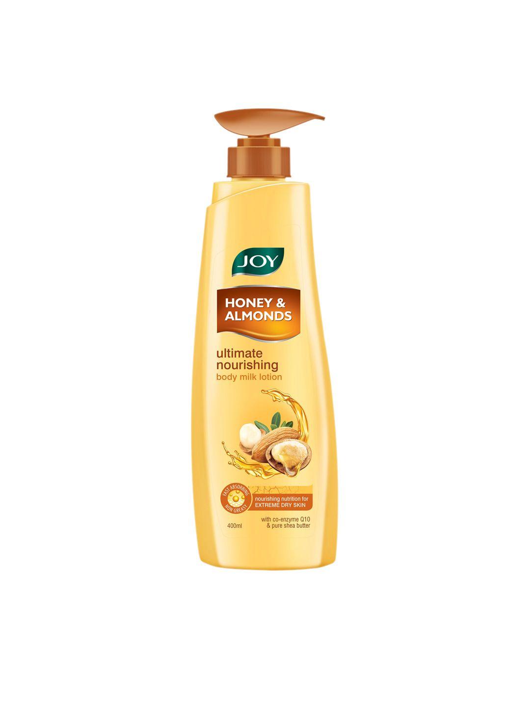 joy honey & almonds ultimate nourishing body milk lotion 400 ml