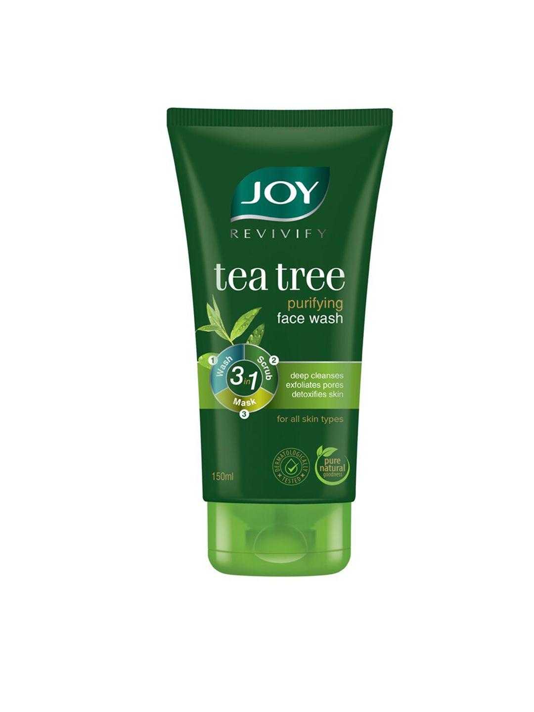 joy purifying tea tree face wash 150 ml