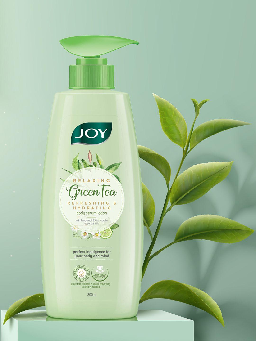 joy relaxing green tea body serum lotion 300 ml
