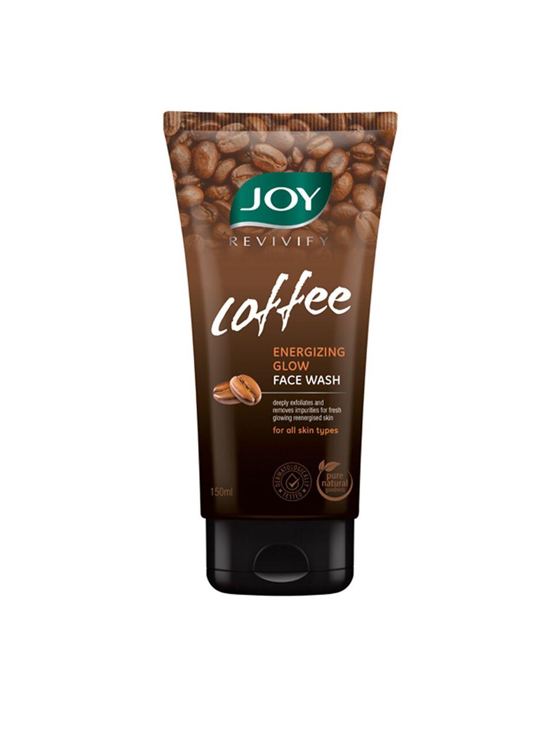 joy revivify energizing glow coffee face wash 150 ml