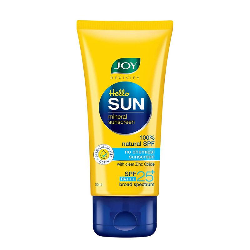 joy revivify hello sun mineral sunscreen spf 25 pa+++
