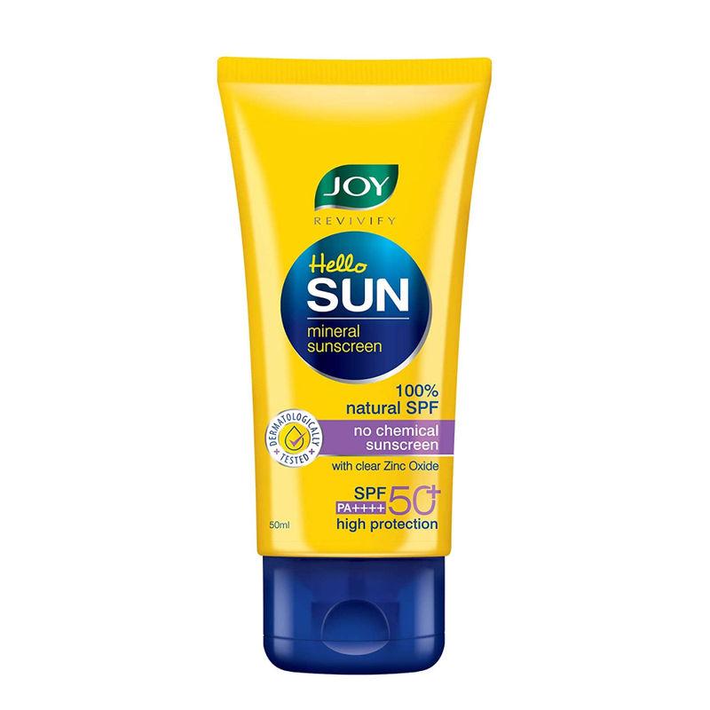 joy revivify hello sun mineral sunscreen spf 50 pa++++