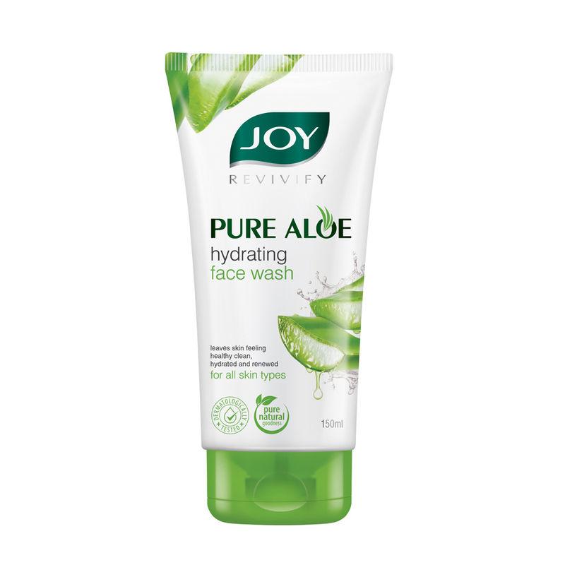 joy revivify hydrating aloe vera face wash