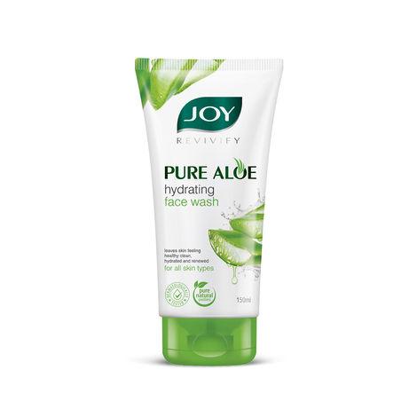 joy revivify pure aloe hydrating aloe vera face wash (150 ml)