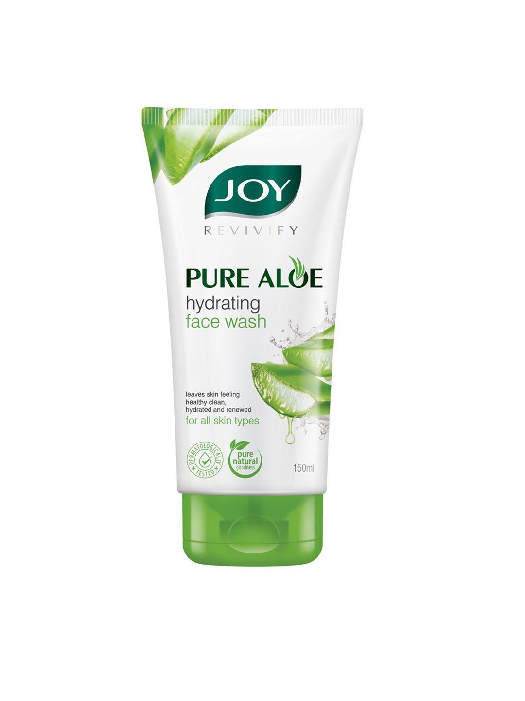 joy revivify pure aloe hydrating aloe vera face wash - 150ml