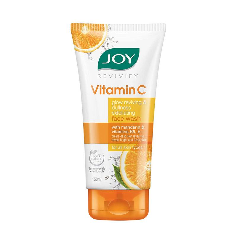 joy revivify vitamin c face wash with mandarin vitamin b5 & e