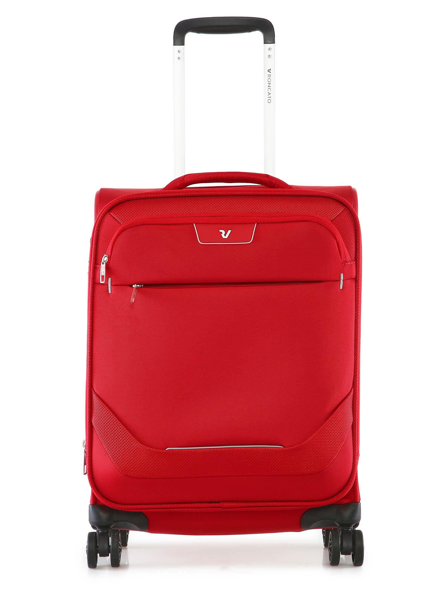 joy rosso polyester material soft trolley