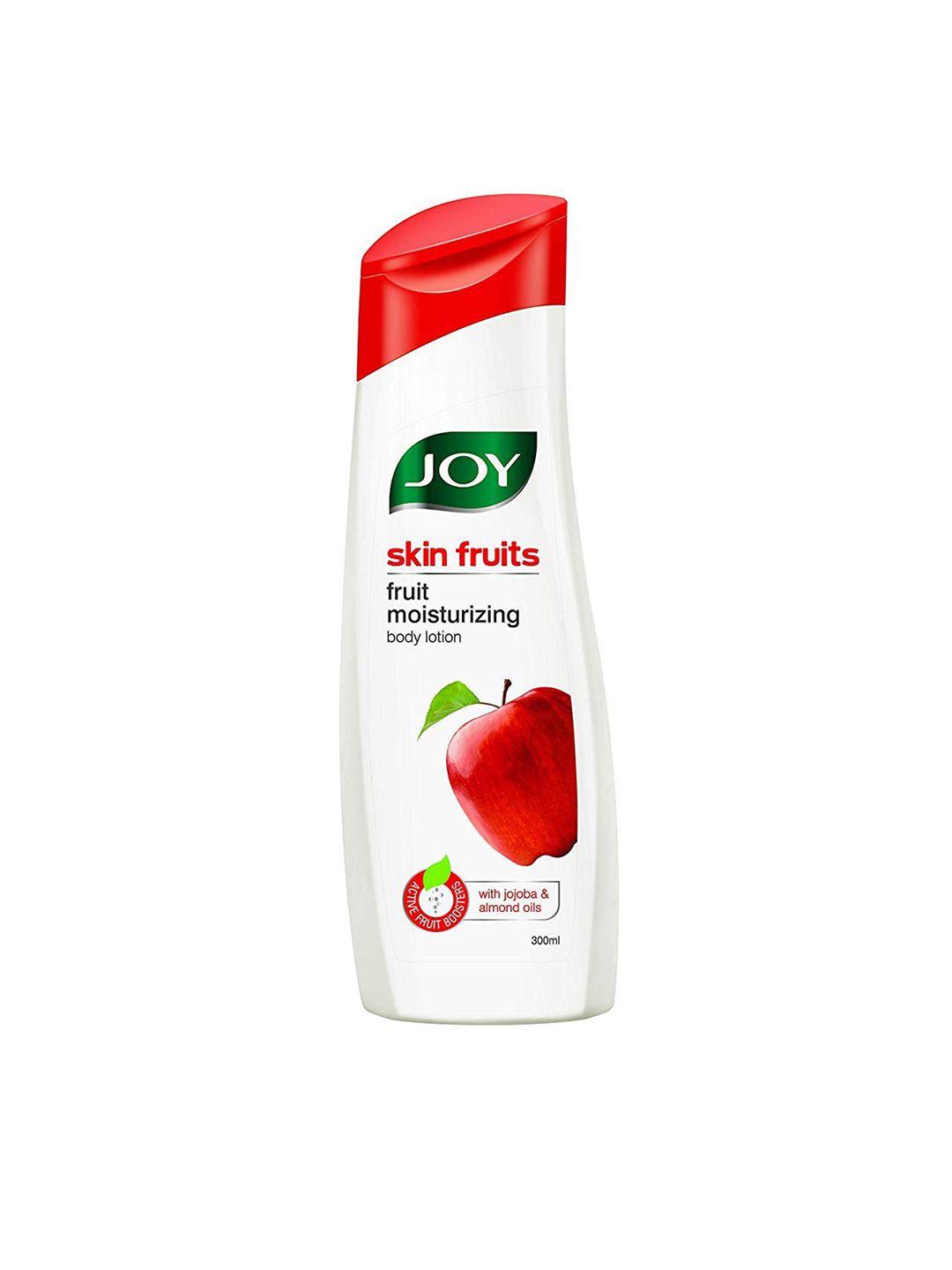 joy skin fruits moisturizing body lotion with jojoba & almond oils - 300 ml