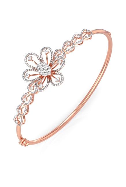 joyalukkas 18k gold & diamond bracelet for women