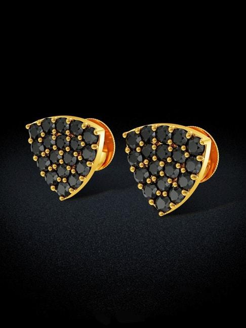 joyalukkas 22k gold charming stud earrings for women