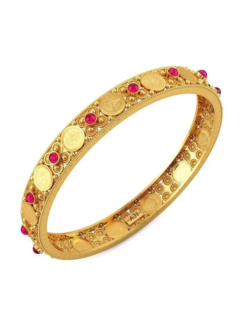 joyalukkas 22k yellow gold bangle for women