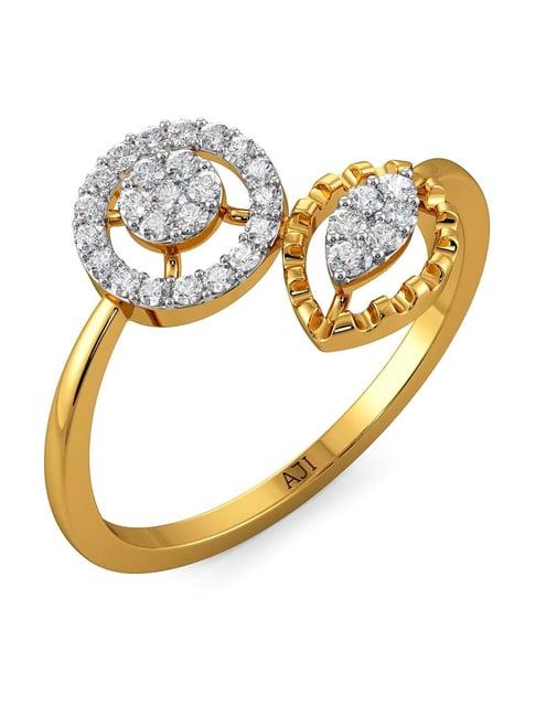 joyalukkas 18k gold & diamond ring for women