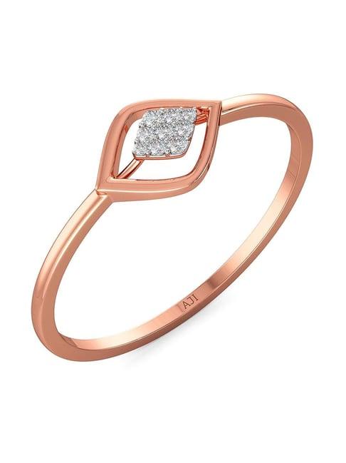 joyalukkas 18k gold & diamond ring for women
