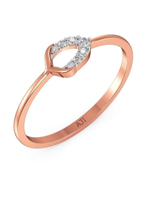 joyalukkas 18k gold & diamond ring for women