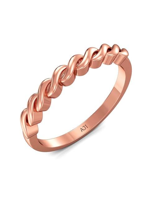 joyalukkas 18k rose gold ring for women