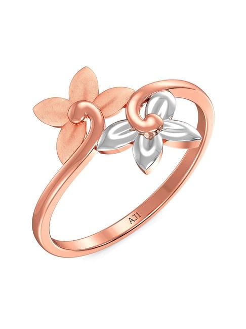 joyalukkas 18k rose gold ring for women