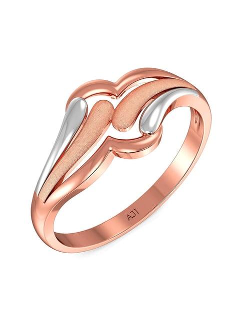 joyalukkas 18k rose gold ring for women