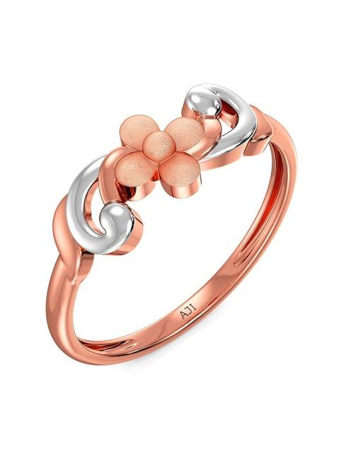 joyalukkas 18k rose gold ring for women