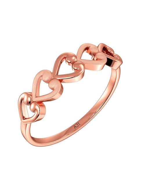 joyalukkas 18k rose gold ring for women