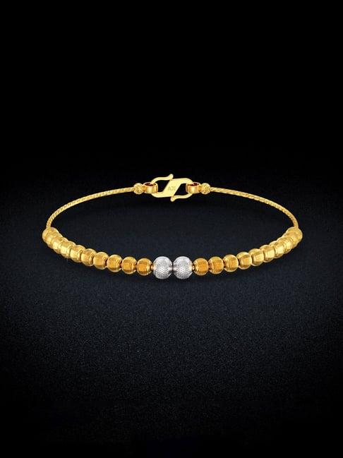 joyalukkas 22k gold glitter bracelet for women
