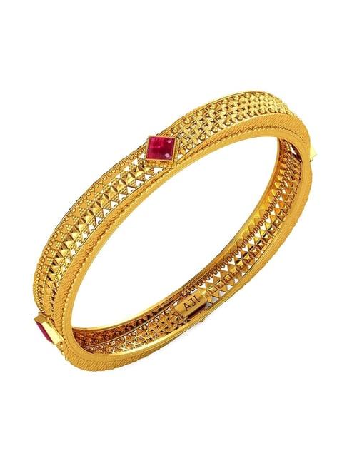 joyalukkas 22k yellow gold bangle for women