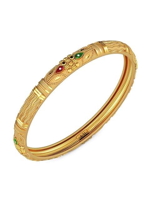 joyalukkas 22k yellow gold bangle for women