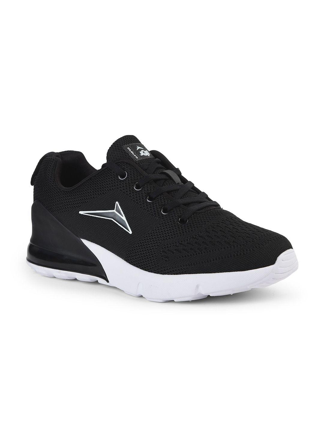 jqr men black mesh running shoes