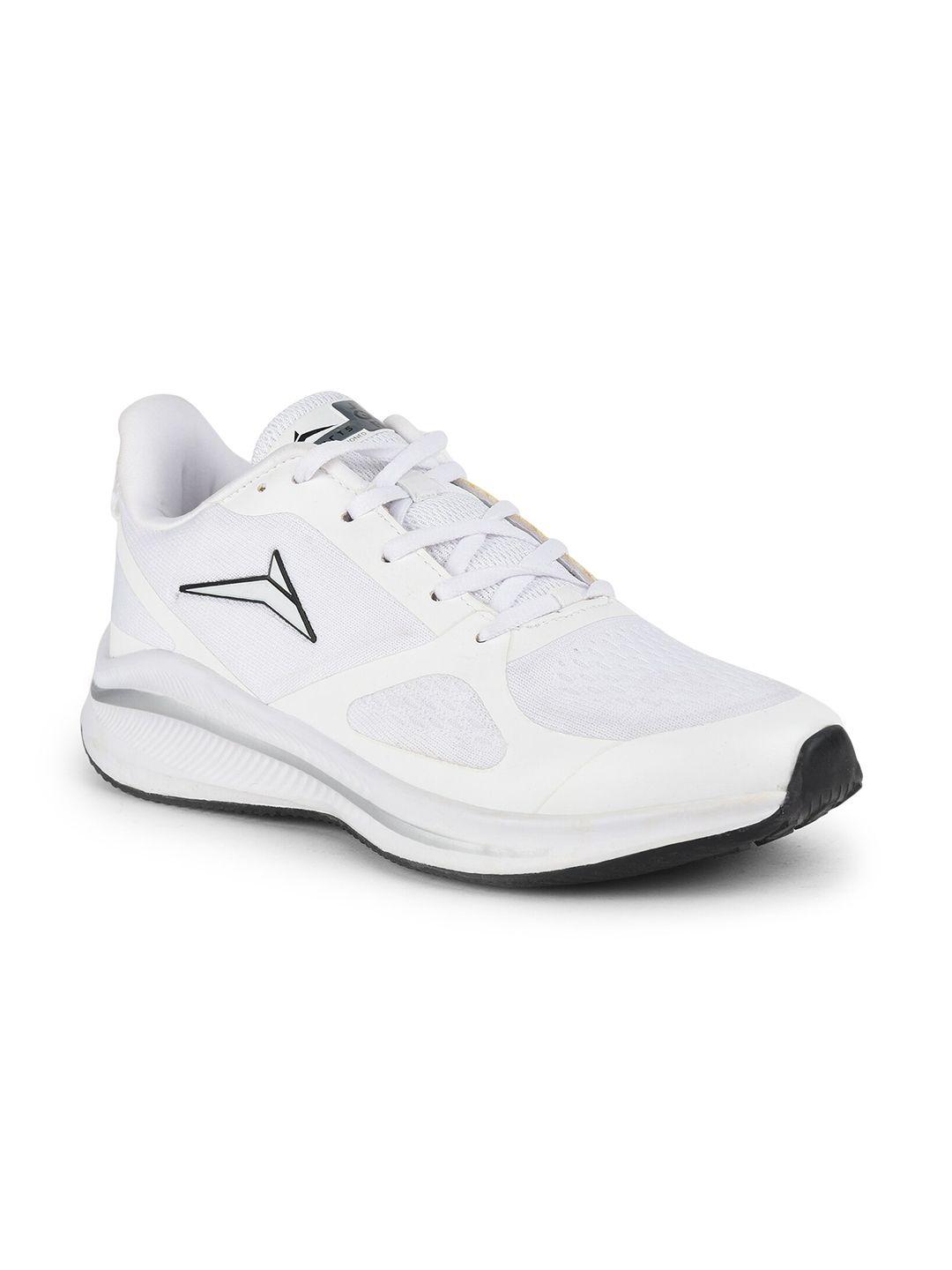jqr men white mesh high-top running shoes