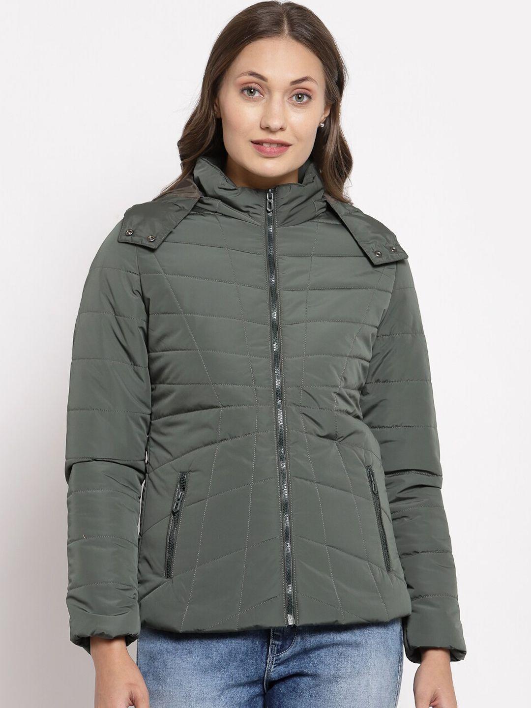 juelle women hooded padded jacket