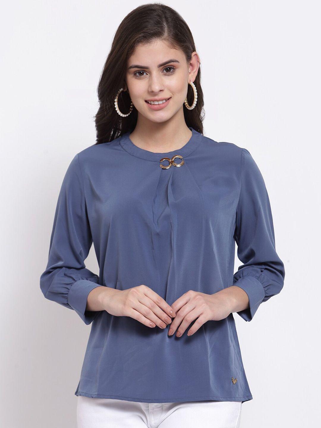 juelle women blue regular top