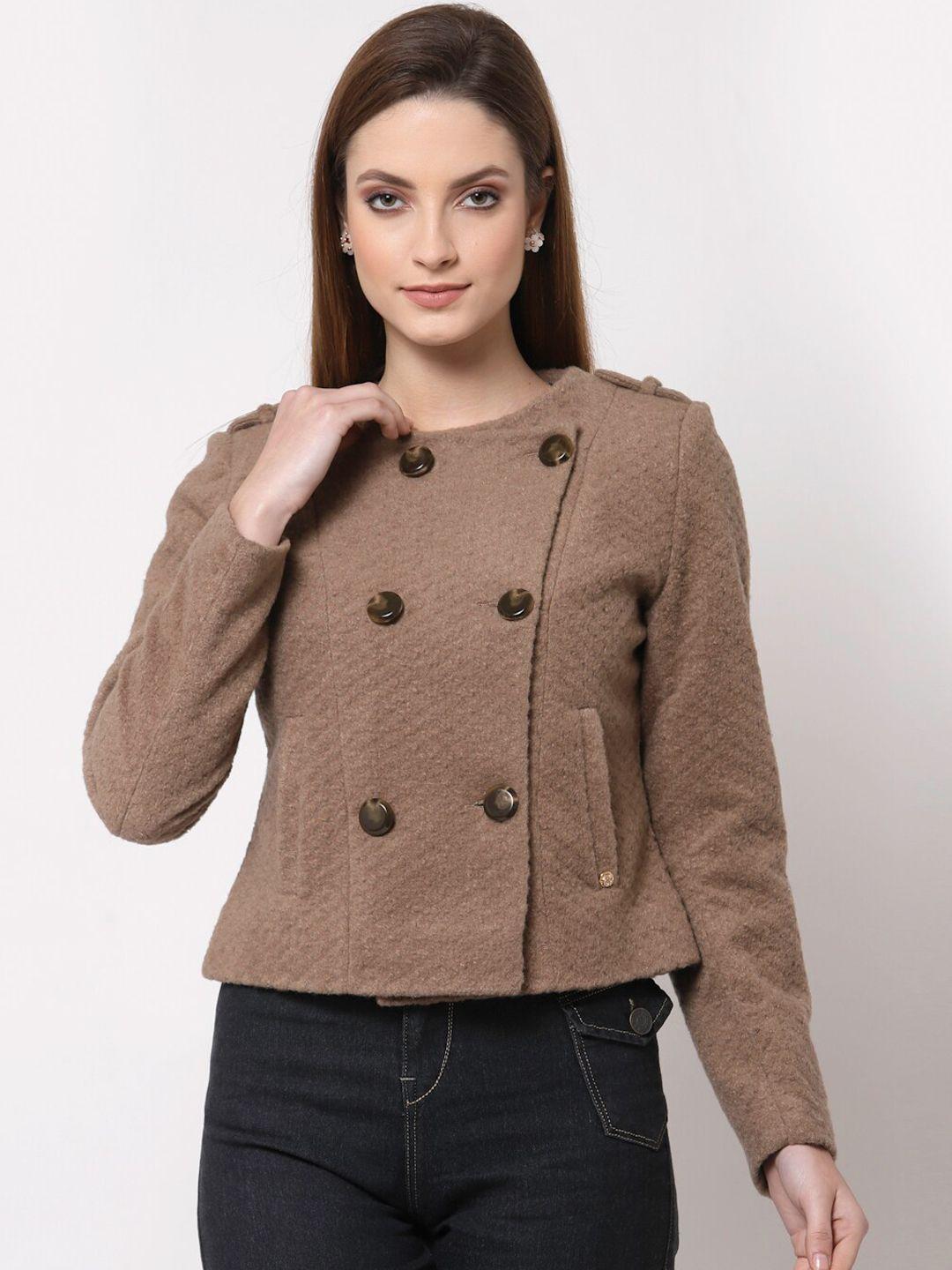 juelle women double-breasted pea coat
