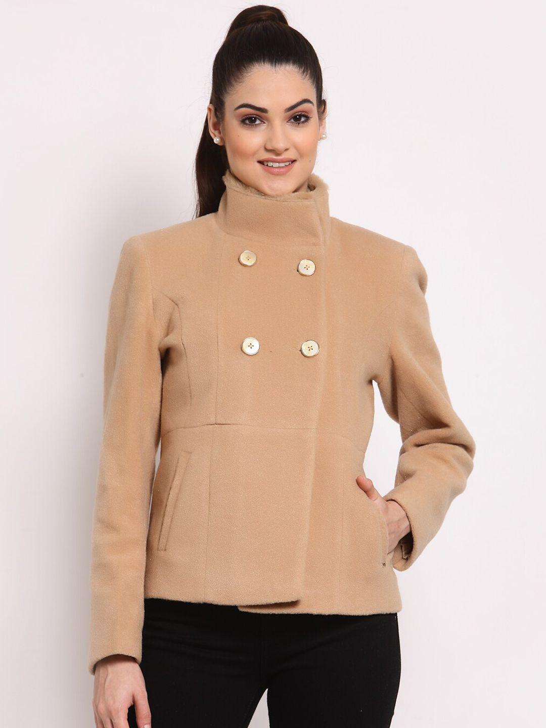 juelle women double-breasted pea coat
